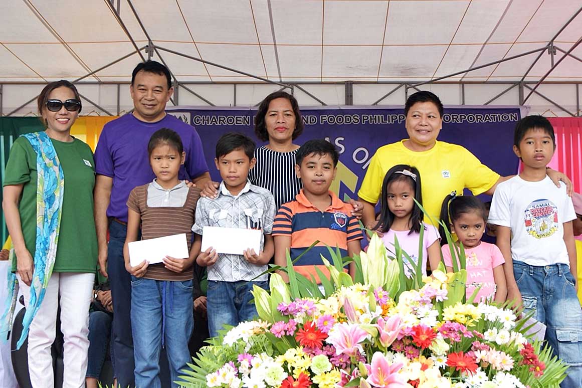 CP Foods awards scholarship to students in the Philippines for five consecutive years.
