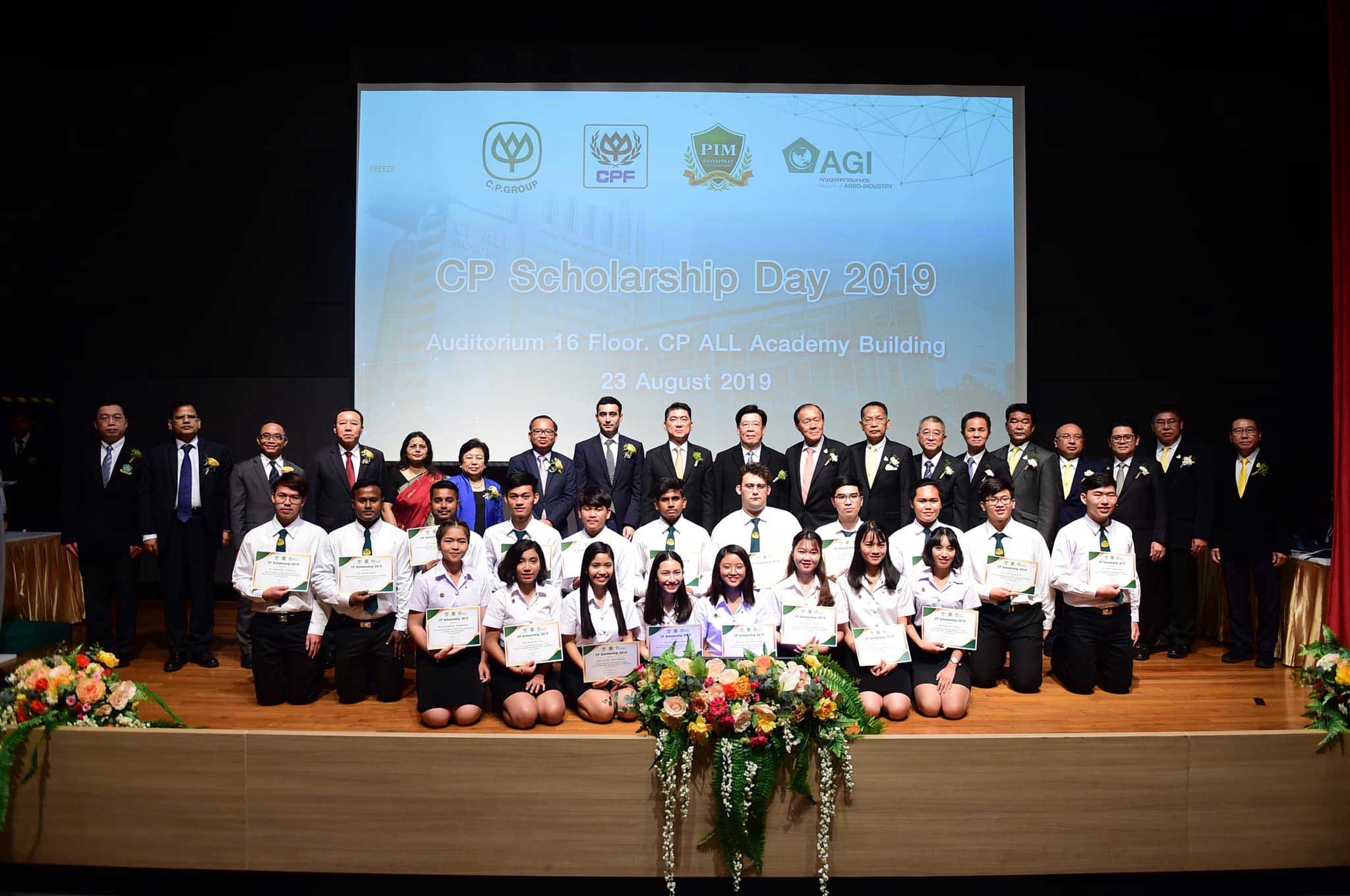 CPF awards Scholarships to provide experts for their Agro-Industry and Food Processing facilities and to the world stage.