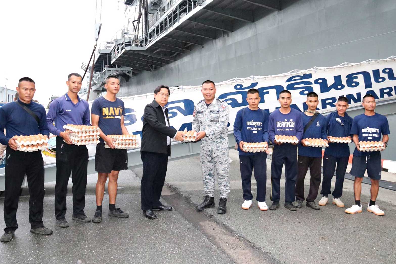 CP Foods join forces with Royal Thai Navy to aid people in the south